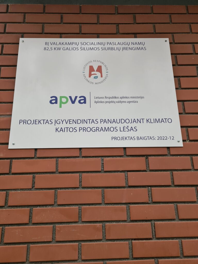 Valakampių socialinių paslaugų namai įgyvendina Vilniaus miesto tvarumo ir žaliąją politiką